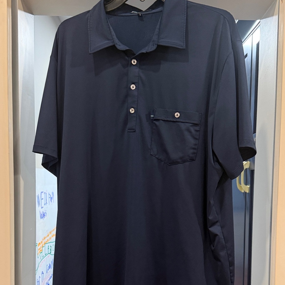 Elegant Navy Polo Shirt for Men